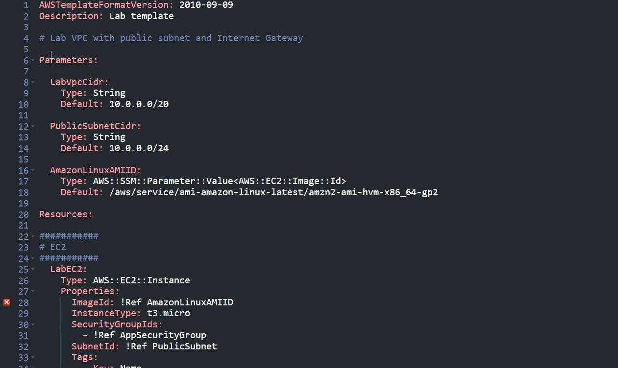 AWS CloudFormation IaC 1