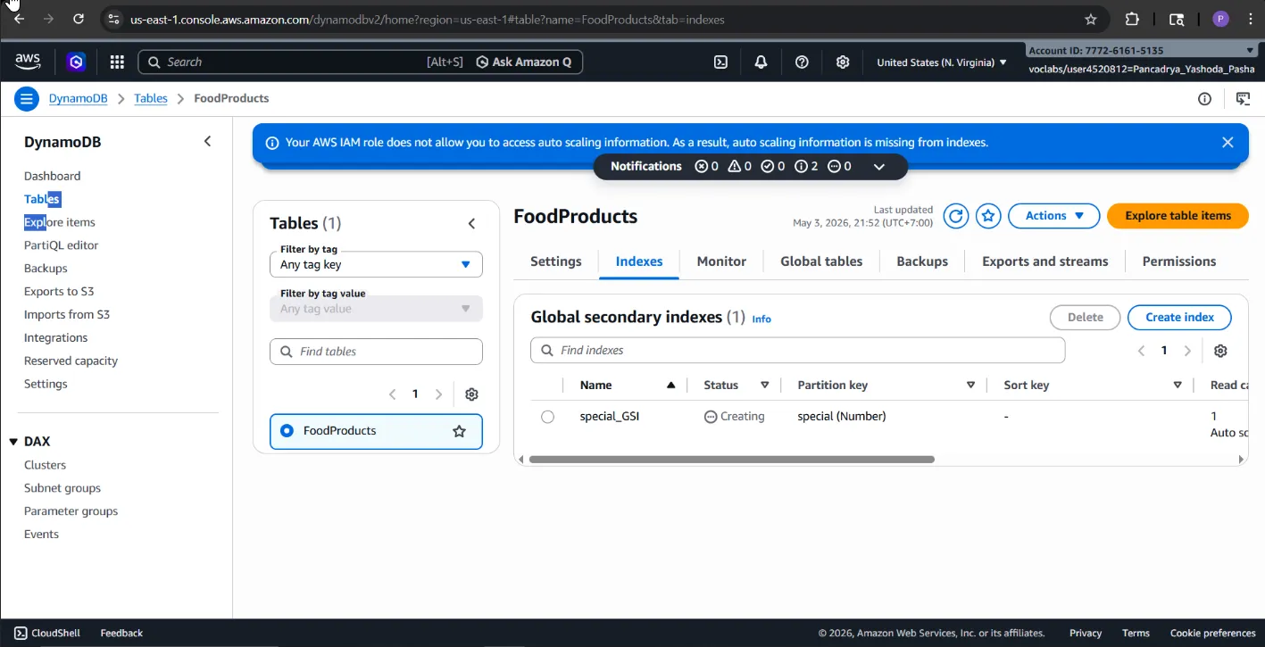 AWS DynamoDB 3