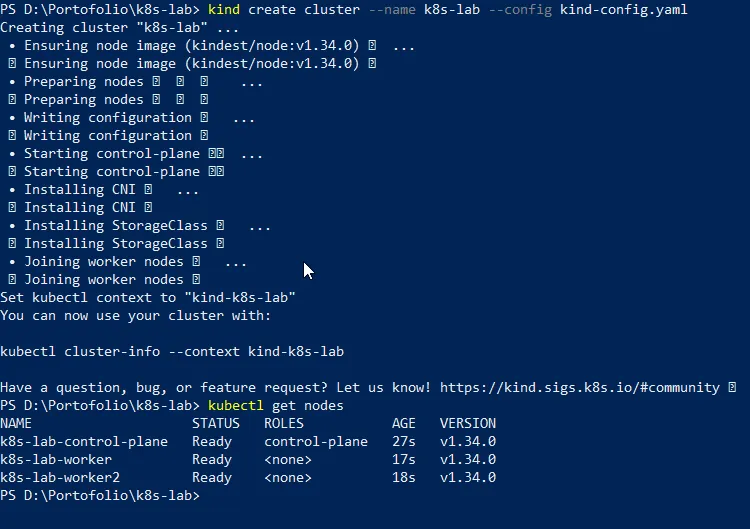 KinD Cluster Creation