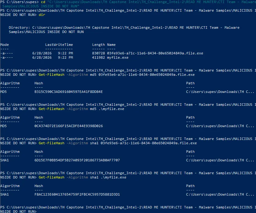 IOC Enumeration